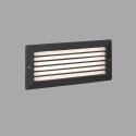 Lampe murale en aluminium à LED intégrée gris BRANDO
