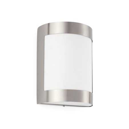 Lampe murale en acier E27 acier brossé MARLIOZ
