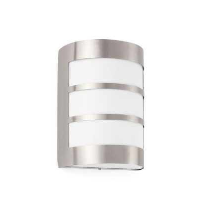 Lampe murale en acier E27 acier brossé ANTILLY