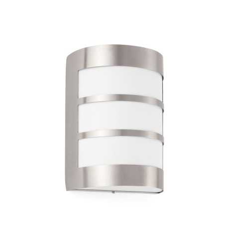 Lampe murale en acier E27 acier brossé ANTILLY