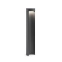 Lampe de sol en aluminium à LED intégrée gris PLESNOY