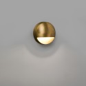 Lampe murale en aluminium à LED intégrée laiton NAFTEL