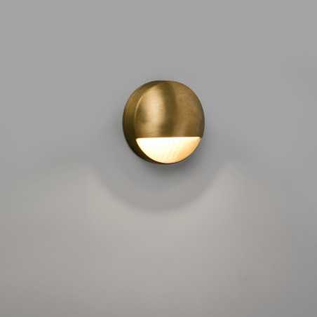 Lampe murale en aluminium à LED intégrée laiton NAFTEL