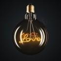 Ampoule LED à filament LOVE 4W chaude