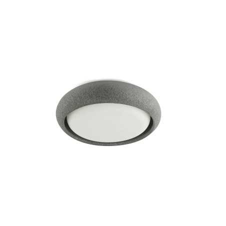 Lampe de plafond en ciment à LED intégrée gris BULLION