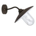 Lampe murale en acier E27 oxydé ROUINON
