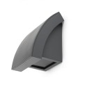 Lampe murale en aluminium GU10 gris NIEPPE