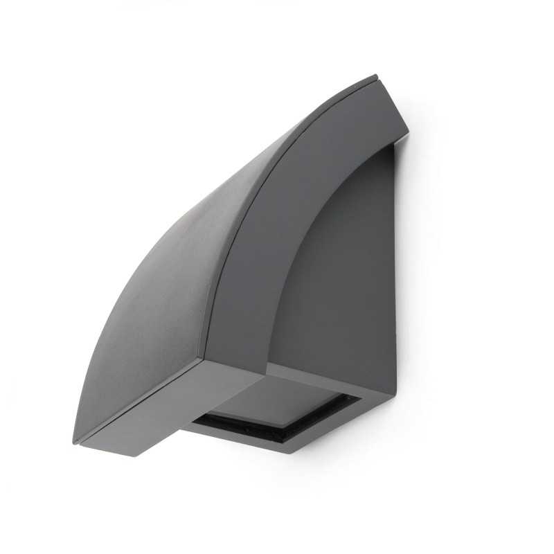 Lampe murale en aluminium GU10 gris NIEPPE