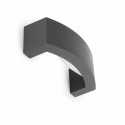 Lampe murale en aluminium E27 gris ORIGNY