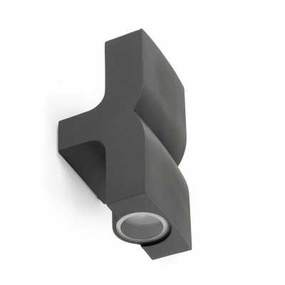 Lampe murale en aluminium GU10 gris BOURRET