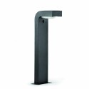 Lampe de sol en aluminium E27 gris CHARMES