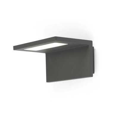 Lampe murale en aluminium à LED intégrée gris BEYNES
