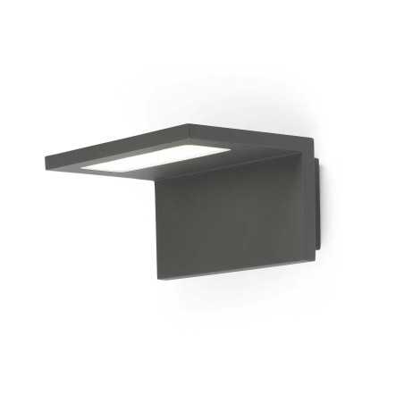 Lampe murale en aluminium à LED intégrée gris BEYNES