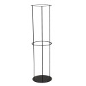 Support de sol long en acier noir pour lampe VELIEUX