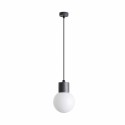 Lampe de plafond en aluminium E27 gris MEUDON