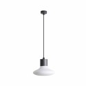 Lampe de plafond en aluminium E27 gris SANZEY