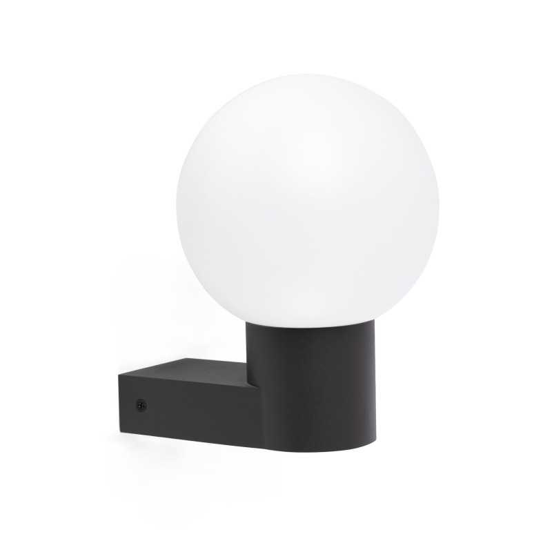 Lampe murale en aluminium E27 gris GRANGES