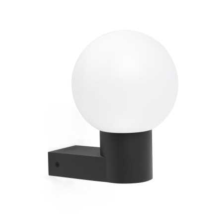 Lampe murale en aluminium E27 gris GRANGES