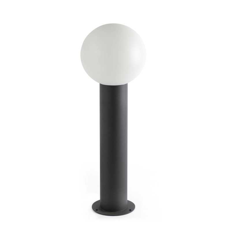 Lampe de sol en aluminium E27 gris PUCEUL