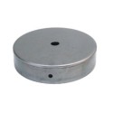 Support en fer à peindre de 80 mm de diamètre avec une sortie