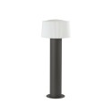 Lampe de sol en aluminium E27 gris MANTHES