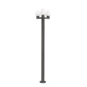 Lampe de sol en aluminium E27 gris WISQUES