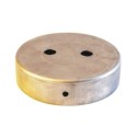 Support en fer à peindre de 90 mm de diamètre avec deux sorties