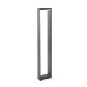 Lampe de sol en aluminium à LED intégrée gris BERTROU