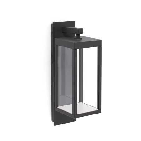Lampe murale en aluminium à LED intégrée gris CHABRAC