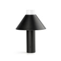 Lampe de table en aluminium à LED intégrée noir OURDON