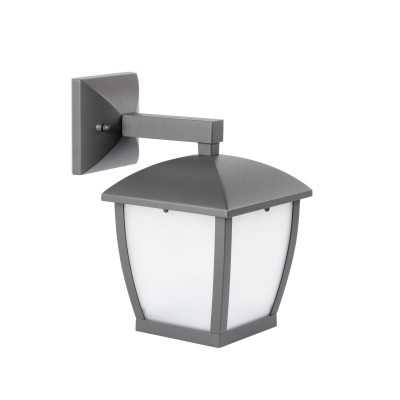 Lampe murale en aluminium E27 gris FINSAC