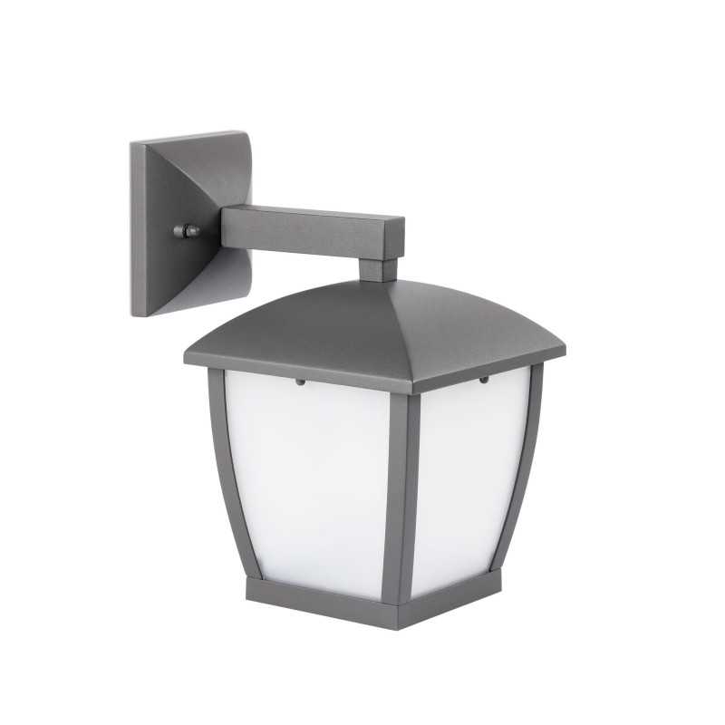 Lampe murale en aluminium E27 gris FINSAC