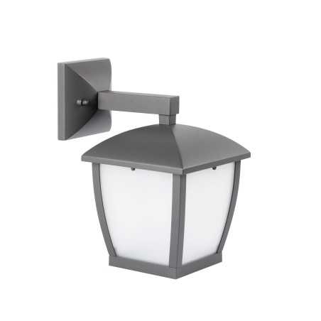 Lampe murale en aluminium E27 gris FINSAC