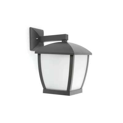 Lampe murale en aluminium E27 gris LE LUOT