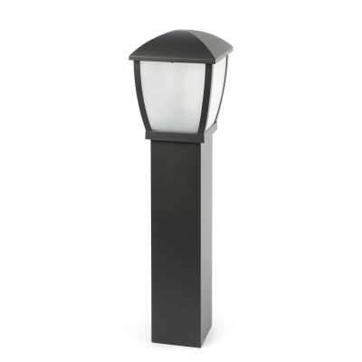 Lampe de sol en aluminium E27 gris NEGRON