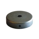 Support en fer 60mm de diamètre x 10mm avec une sortie