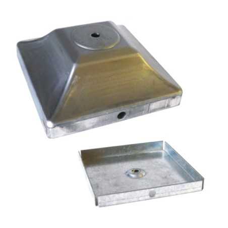 Base en fer brut pour lampes de 165 mm de côté