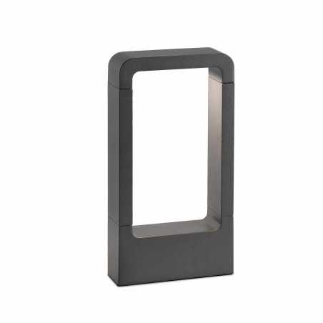 Lampe murale en aluminium à LED intégrée gris CHALAIS