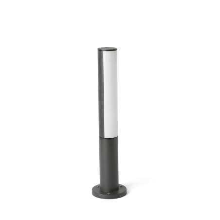 Lampe murale en aluminium à LED intégrée gris FONTENY