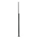 Lampe murale en aluminium à LED intégrée gris ROCHES