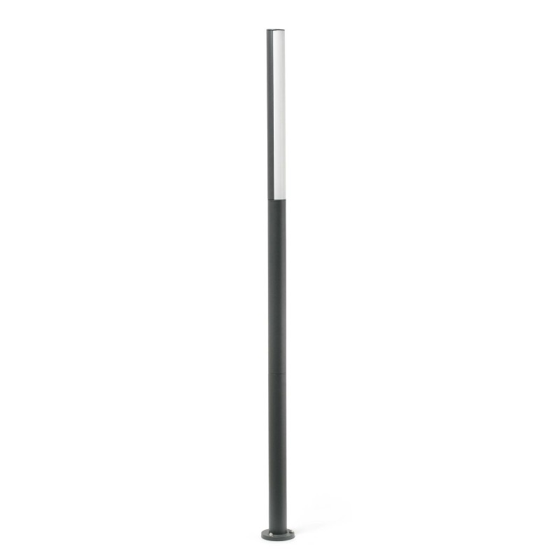 Lampe murale en aluminium à LED intégrée gris ROCHES