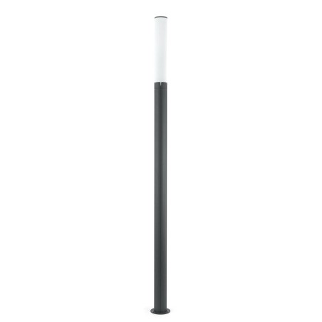 Lampe murale en aluminium à LED intégrée gris PRAPIC