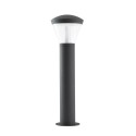 Lampe murale en aluminium à LED intégrée gris FOSSOY