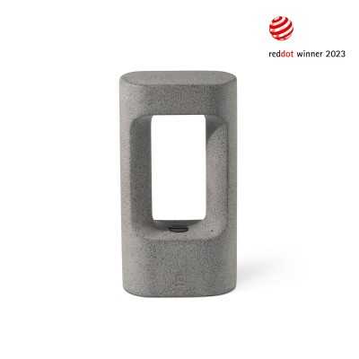 Lampe murale en acier à LED intégré chromé brillant DOMINE