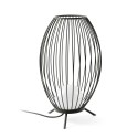 Lampe de sol en aluminium à LED intégrée noir PARNAY