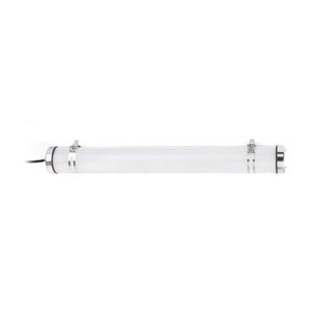 Lampe murale en acier à LED intégré chromé brillant ALLAMPS