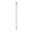 Lampe murale en acier à LED intégré chromé brillant PULNEY