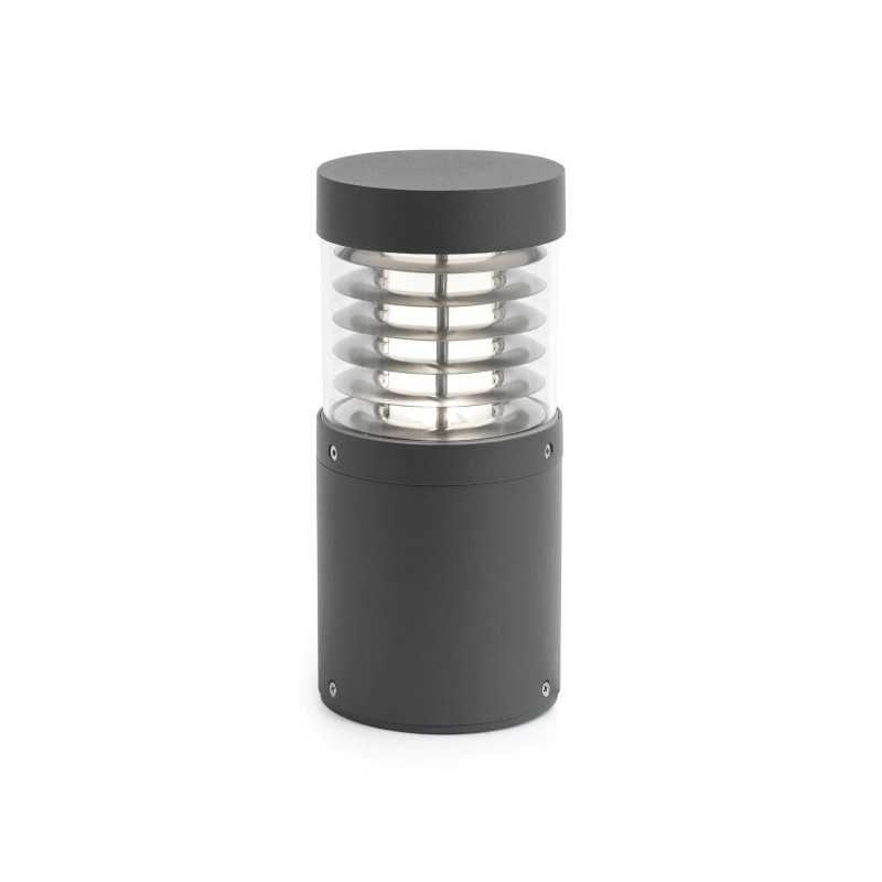 Lampe de mure en aluminium avec LED intégrée en gris, MUNSTER