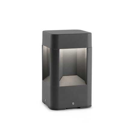 Lampe de mure en aluminium avec LED intégrée en gris, HEMING