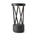 Lampe de mure en aluminium avec LED intégrée en gris, MOURIES
